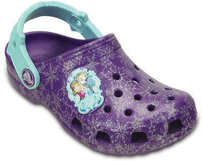 

Crocs Girls Slip-on Clogs(Purple, Neon purple