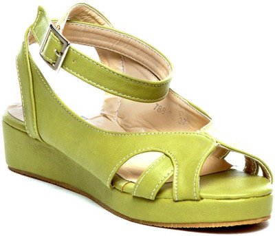 

Nell Women Green Wedges