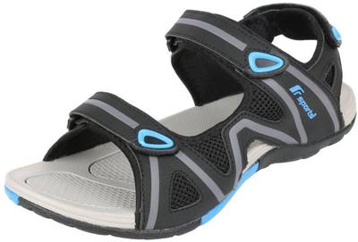 Fsports Men Black Blue Sandals