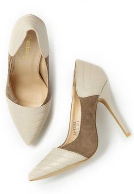 Dressberry Women Beige::Brown Heels
