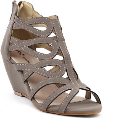 

Shuberry Women Grey Wedges