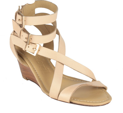 

Salt N Pepper Women Beige Wedges