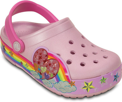 

Crocs Girls Sling Back Clogs(Pink, Ballerina pink