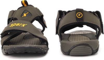 Sparx Men Olive Yellow Sports Sandals