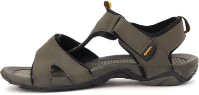 Sparx Men Olive Yellow Sports Sandals