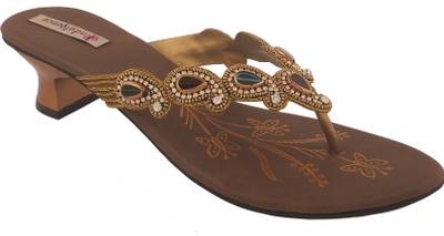 Indulgence Women Antique Gold (Copper) Heels