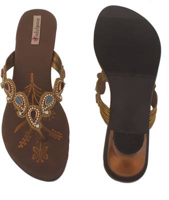Indulgence Women Antique Gold (Copper) Heels