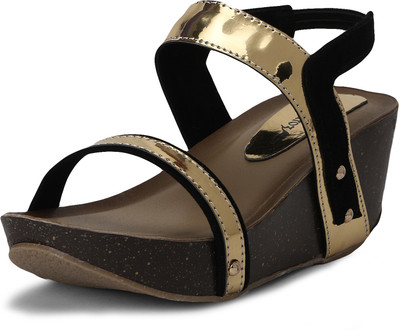 

Bellafoz Women GOLD Wedges