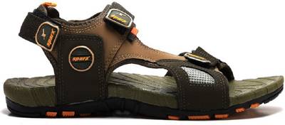 Sparx Men Olive Yellow Sandals