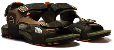 Sparx Men Olive Yellow Sandals