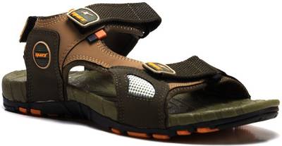 Sparx Men Olive Yellow Sandals