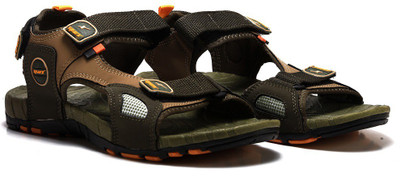 

Sparx Men Olive Yellow Sports Sandals
