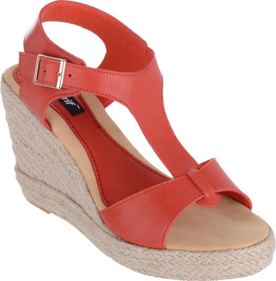 

Sherrif Shoes Women Red Wedges