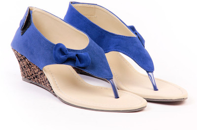 

TEN Women Blue Wedges