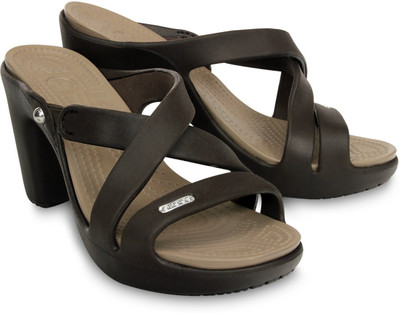 

Crocs Women Brown Heels