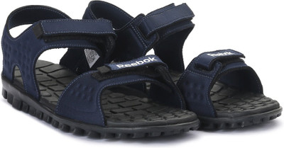 

REEBOK Men BLK/CHALK/Neon YELLOW Sports Sandals