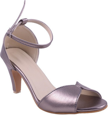 

Adorn Women Gunmetal Heels