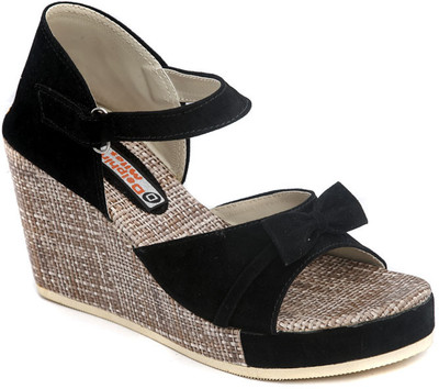 

Dolphin Miles Women Black Wedges