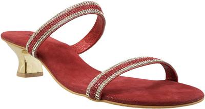 Mochi Women 44,Maroon Heels