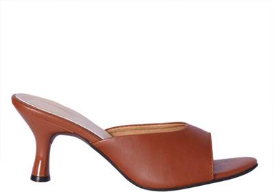 Pantof Women Tan Heels
