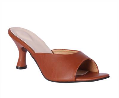 Pantof Women Tan Heels