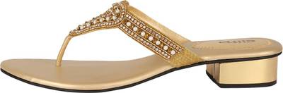 Glitz Women Gold Heels