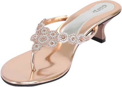 Glitz Women Beige Heels