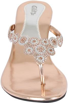 Glitz Women Beige Heels