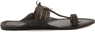eKolhapuri Men Dark Brown Sandals
