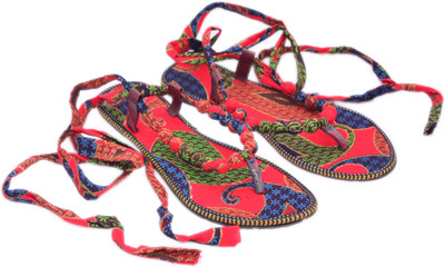 Myra Women Red Flats