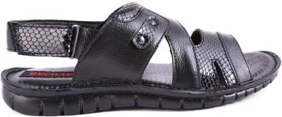 Balujas Men Black Sandals
