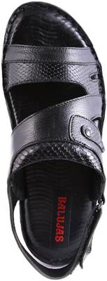 Balujas Men Black Sandals