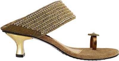 MSL Women 28,Antiq-Gold Heels