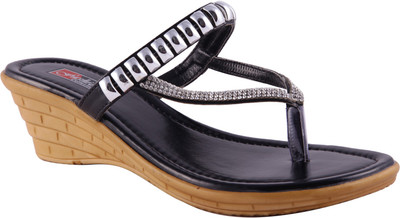 

Adorn Women Black Wedges