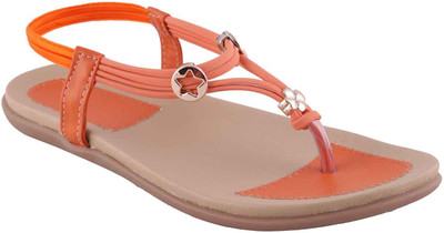 

Adorn Women Orange Flats