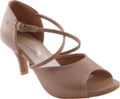 

Adorn Women Beige Heels