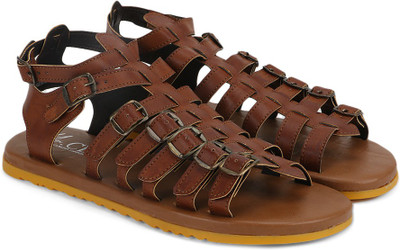 

Carlton London Mr.CL Men Tan Sports Sandals