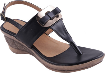 

Adorn Women Black Wedges