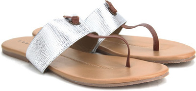 

FootIn Women Silver Flats