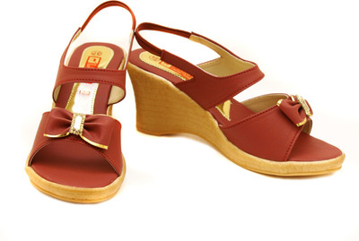 

Luca Fashion Girls Wedges(Maroon