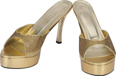 Rialto Women Golden Heels
