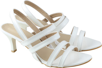 

Go India Store Women WHITE Heels