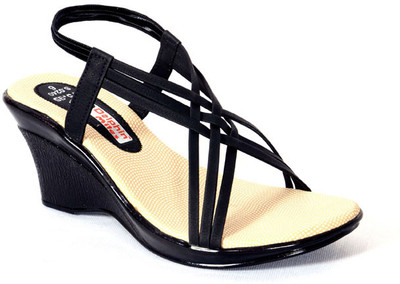 

Dolphin Miles Women Black Wedges