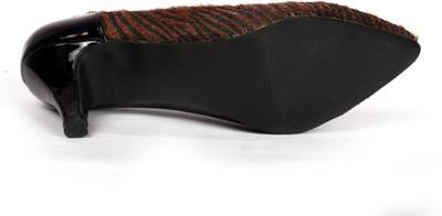 V4Styles Women BROWN Heels
