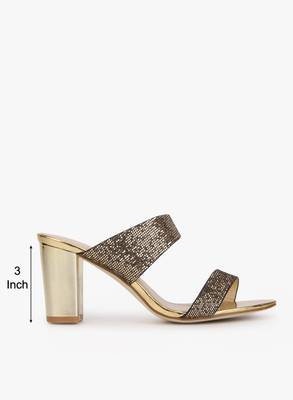 Addons Women GOLD Heels