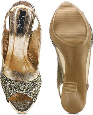 Kielz Women Gold Heels