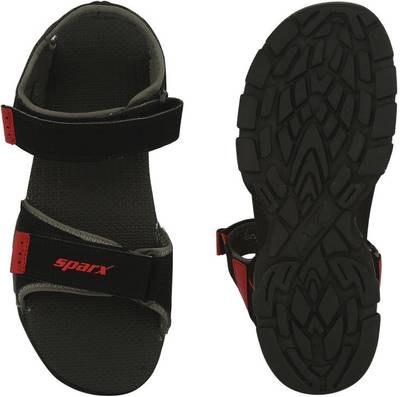 Sparx Men Black Sandals