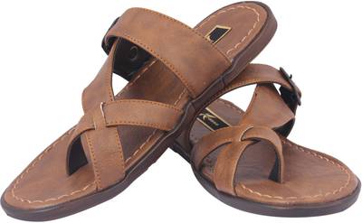 Kraasa Men Tan Sandals