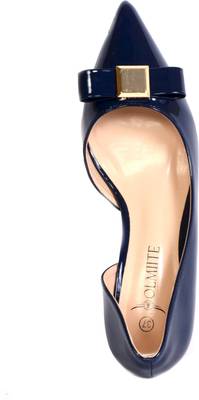 OLMIITE Women Dark Blue Heels