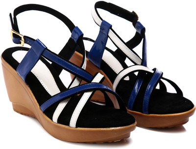 

Nell Women Blue Wedges